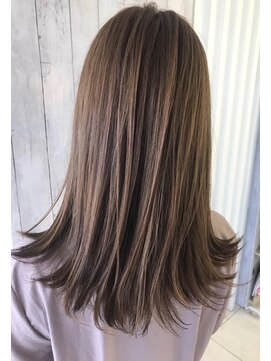 ルノン(LUNON) 【LUNON】ナチュラル外ハネミディ