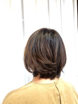 クオリス 上福岡店(QUALIS) ひし形/ウルフショート/ココアブラウン/30代40代50代/小顔