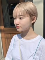 ヘアー アイス ルーチェ(HAIR ICI LUCE)&nbsp;ショートヘア・ハイトーンショート　担当落合