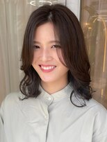 ロンドプランタン 恵比寿(Lond Printemps)&nbsp;ショコラベージュ大人ミディアムヘア/魅力倍増カール