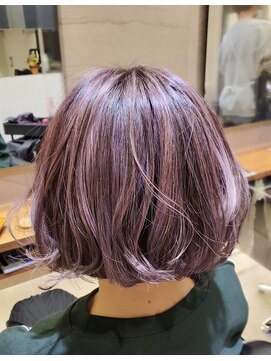 シェル 国分寺(shell) ハイライト★ベイビーパープルベース★ボブ