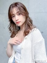 オーブ ヘアー ルアナ 広島横川店(AUBE HAIR luana) 20代・30代_垢ぬけミディアムパーマ