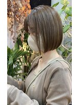 イリー 代官山(ILY)&nbsp;ボブ/ミルクティー/グレージュ/デザインカラー/SAYURI