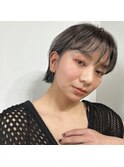 【Gigi】外ハネボブ セクションカラー ペールベージュ