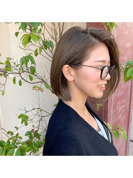 ボアップ 京橋店(boappu) #ミルクティーベージュ#ミルクティーカラー#ベージュ#ハイトーン