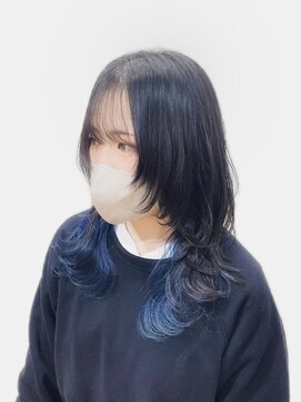 ホワイト 梅田(white) ＊インナー＊ミディアムウルフ