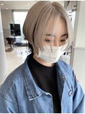 ホワイトブロンドダブルカラーケアブリーチハイトーン
