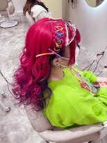 クラン 梅田店(clan)&nbsp;両サイド網掛け/梅田ヘアセット