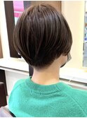 大人ショートボブショートカットショコラアッシュくびれミディ