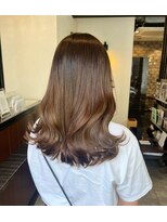 ギミック 自由が丘(gimmick)&nbsp;透明感オリーブグレージュ【自由が丘髪質改善オージュアサロン】