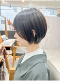 【横浜】丸みショートボブ