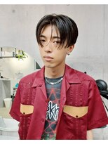 パープル(purple)&nbsp;刈り上げセンターパート