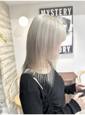 ブルーハイライト抜きっぱなしブリーチブロンドケアブリーチ