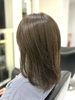 【上品な内巻きミディアム】air銀座タワー　藤本麻衣