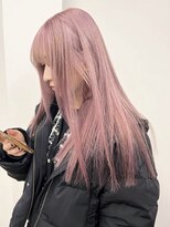 ピープスアンドスー 表参道 渋谷(Peeps&Suu.)&nbsp;ハイピンクカラー/高発色カラー/ダブルカラー/ケアブリーチ