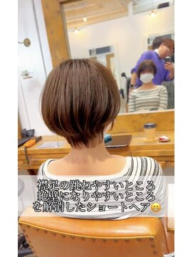 ニューライン 豪徳寺 山下(New-Line) 透明感ハンサムショートボブ