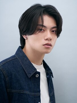 ヘアサロンガリカアオヤマ(hair salon Gallica aoyama) センターパートかき上げヘア/シークレットパーマ