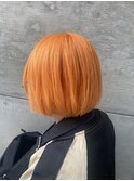 オレンジカラー＃ブリーチ２回