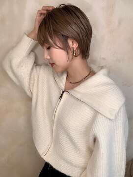 ニスル 町田店(NISURU) 黒髪/クラゲヘアー/オリーブグレー/小顔/ココアベージュ