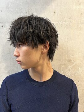 リベルテ グリット(Liberte Grit) 韓国シャドウパーマフェザーマッシュ20代メンズカジュアル