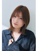 エイチツーオーアヴェダ 渋谷ヒカリエＳｈｉｎＱｓ店 クロードモネＨ２Ｏアヴェダ&nbsp;オレンジブラウン/外はねボブ/渋谷/渋谷駅