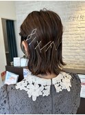 お呼ばれヘア