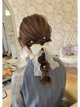 キティ(KITTY) 編みおろし/ヘアアレンジ/結婚式ヘア
