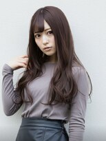 ファクトリーファイブ(Factory5)&nbsp;小顔レイヤーロングカフェモカ20代30代40代くびれミディ韓国ヘア