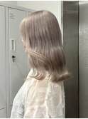 15068ホワイトアッシュ抜きっぱなしブリーチホワイトブロンド