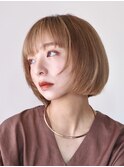 ハイトーンフェイスレイヤーボブ内巻き顎ラインボブ谷ひより/3