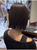 切りっぱなしボブ