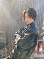 リヤン(Le lien)&nbsp;サーフカール/フェザーパーマ/刈り上げセンターパート/溝の口