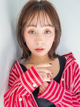 レゴ(REGO) #小顔黒髪クラゲヘアーオリーブグレーココアベージュ