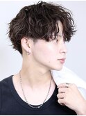 【波巻MIX】艶ウェーブハーフアップ