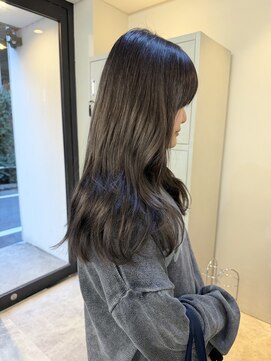 フラム 渋谷(flamme) 【ブリーチなしダブルカラー】グレージュ◎