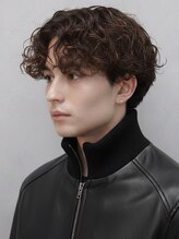 《無造作なメンズパーマ》波巻きパーソナル/波巻きスパイラルパーマで束感&カール感◎#メンズパーマ#上通り