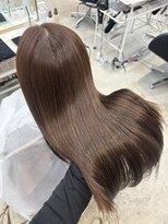 クム(kumu)&nbsp;ブリーチなしカラー◎チョコレートブラウン×レイヤー