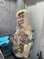 インク 渋谷(INK.)&nbsp;ミルクティーブロンドニュアンスウルフワンホンレイヤー渋谷
