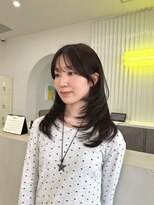 デビュー バイ アミ 北中城(debut by A.M.I)&nbsp;ミルクティーブロンド/ダークブルー/デジタルパーマ/沖縄/北中城