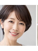 リーフ 焼津店(LeaF) 白髪染めでも重く見えないショートスタイル
