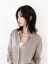 ヘアーメイク トレコローリ(hair make trecolori)&nbsp;【trecolori 津田沼】大人ミディアムウルフ