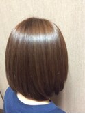 ツヤツヤボブストレート