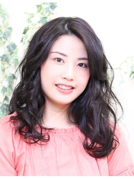 オーガニックサロン フェイス 梅田店(organic salon face) ダークトーンで大人カール