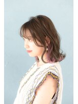 ラボヌールヘアー シェリ 久喜店(La Bonheur hair cheri) ニュアンス外ハネスタイル#5