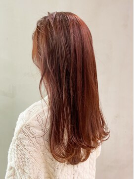 アイティー バイ アルバム 浦和店(IT by ALBUM) オレンジレッド_オリーブカラーハイライトカラー_ba250581