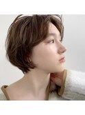 ＊　流しバング×ショート　＊
