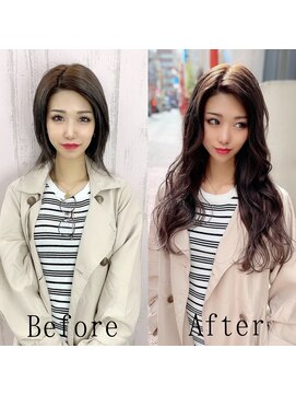 エクステ専門店あるじゃんすー 広島店 アッシュブラウン#シールエクステ#大人かわいい#小顔ヘア#広島
