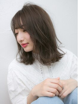 ヘアーズ ギュゼルバヤン(hair’s Guzel Bayan)の写真/トリートメント付きで髪の傷みが気になる人も◎ツヤ感ＵＰ+髪に優しいカラーで愛されヘアにイメチェン♪