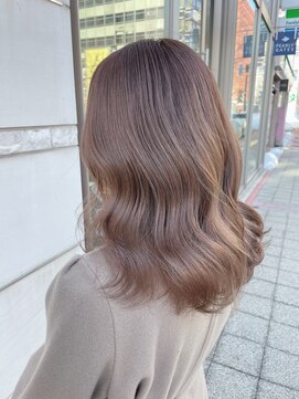 ジーナ セントラル銀座(Zina) 大人かわいいコテ巻き*ショコラベージュ2ZinaCENTRAL