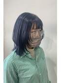 ネイビー×ナチュラルウルフ